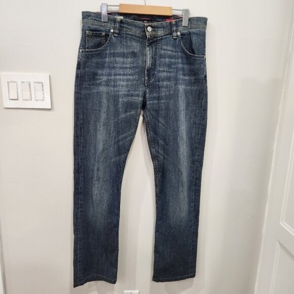 ALBERTO Jeans T400 Blue Stone Modern Fit Soft Wear Denim 34x36 Actual 34X31 - Picture 1 of 12